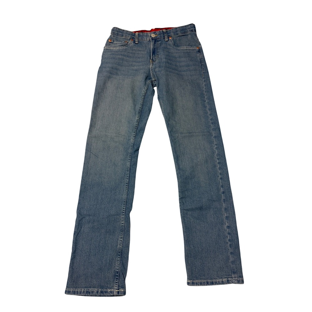 Levis 511 Slim Fit Jeans Youth Size 16 Regular Medium Wash Blue Denim Pants
